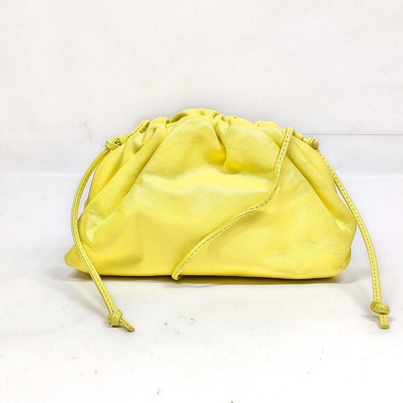 Bottega Veneta Handbags - Bottega Veneta Shoulder Bag Lime Leather 689-080525